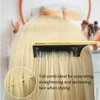 Rat Tail Comb for Hair Styling and Sectioning, Fine Tooth Teasing Comb Parting for Braiding Hair, Eco-friendly Bamboo and Durable Bakelite Infused Anti-Static Anti-Frizz Hair for Women by Combetter