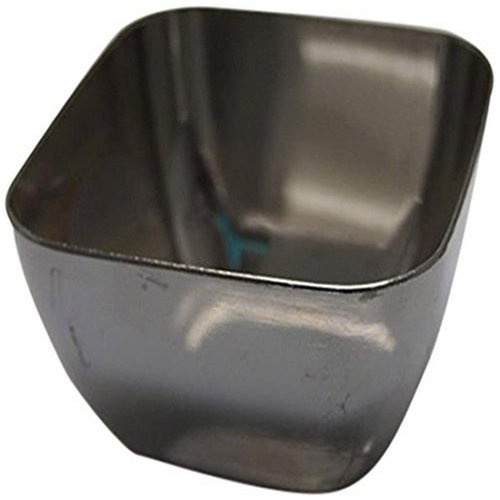 Mini Appetizers Dessert Plastic Bowls, 18 Pcs, 2 1/2-Inch (Silver)