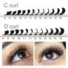 COZBIRD yy Eyelash Extension y Lashes Supplies 2d 4d Premade Fans Volume Lashes Fluffy Faux Mink Soft Natural 12 rows (0.07mm D curl 10mm)