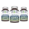Amazing Formulas L-Glutamine 500 mg Capsules | Amino Acid Supplement | Non-GMO | Gluten Free | Made in USA (3 Pack, 120 Count)
