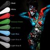 Mysense Black Face Body Paint Makeup,Water Activated Painting for Adults Children Sugar Skull Day of the Dead Skeleton Joker Ghost Zombie Cosplay SFX Costume Festivals Halloween,20g