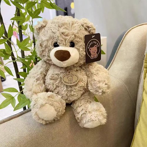 BIUBIULOVE 10Inch Teddy Bear Stuffed Animal, Soft Cuddly Stuffed Plush Bear, Gifts for Kids Baby Toddlers on Baby Shower, Valentine's Day (Light Brown)
