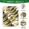 kathson Chinchilla Treats Bunny Chew Toys for Rabbits Teeth Grinding,Organic Bamboo Sticks Natural Toys for Hamsters 2 Pack