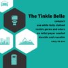 Tinkle Belle Female Urination Device/Portable Urinal with Case -Stand to Pee While Staying Fully Clothed. Easy, Compact, Reliable for Hiking/Camping/Travel/Concerts/Festivals/Dirty Toilets