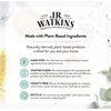 J.R. Watkins Natural Moisturizing Hand Cream, Hydrating Hand Moisturizer with Shea Butter, Cocoa Butter, and Avocado Oil, USA Made and Cruelty Free, 3.3oz, Lemon Cream, Single