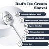 Gifts for Dad from Daughter Stocking Stuffers for men dad fathers Funny Engraved Stainless Steel Spoon Shovel, Dad Christmas Gifts for dad from Daughter Funny Engraved Stainless Steel Spoon Shovel