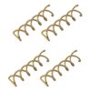 718-Beauty Backspin Spiral Hair Pin, Easy & Fast Bun Maker Twist Screws - Hair Pin for Women, Updo Hair Accessories - Color Match for Light Hair, 4 Pins
