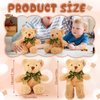 10 Pieces Christmas Bears Soft Plush Toy Stuffed Animals Cute Bears for Kids Boys Girls Birthday Valentine's Day Baby Shower Bear Party Favor(Brown)