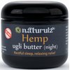Naturulz Ugli Butter Night Hemp Cream 4 OUNCE- NIGHT TIME HEMP CREAM, SUPPORTING RESTFUL LEGS, HEALTHY SLEEP With Lavender, Chamomile, Passionflower and Oregon Grown HEMP Extract