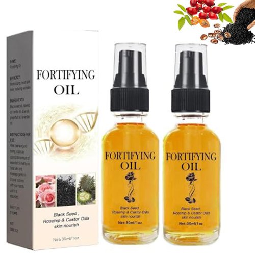 Lilinas Castor Oil Black Seed Oil Rosehip Oil Face Serum, Rosehip Oil Black Seed Oil for Face, Ca...