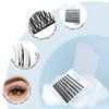 Lash Clusters 84 Pcs Cluster Lashes Eyelash Clusters DIY Cluster Eyelash Extensions Individual Lashes Thin Band & Soft(Sprout,D-8-16mix)