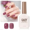 GAOY Jelly Purple Gel Nail Polish, 16ml Sheer Natural Translucent Soak Off Gel Polish, UV Light Cure for Nail Art DIY, 2085 Crystal Purple