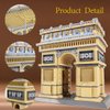 DAHONPA Arc de Triomphe Architecture Building Blocks Set 1390+pcs - World Famous Architectural Model Toys Gifts for Kids and Adults.