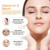 RINIUIN Vitamin C Face Serum, Vitamin CE Serum with Ferulic Acid, Vitamin E and Ferulic Serum Skin Care Vitamin C Serum for Face Anti Aging Face Care 1 Oz