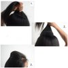Bump It Up Inserts Hair Clips Sponge Volume Hair Base Head Cushion Invisible Fluffy Hair Pad Hair Style Tool for Women 4 pcs (Brown)