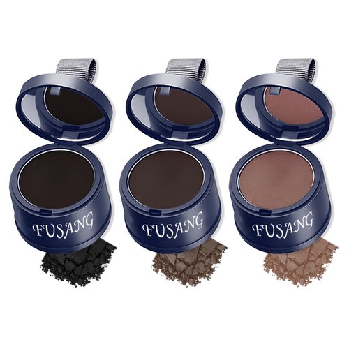 3PCS Root Touch Up Hair Powder, Windproof Sweatproof Hairline Shadow for Women and Men