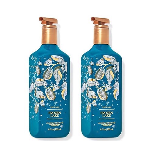Bath and Body Works Cleansing Gel Hand Soap 8 Ounce 2-Pack (Frozen Lake)
