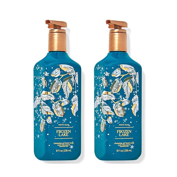 Bath and Body Works Cleansing Gel Hand Soap 8 Ounce 2-Pack (Frozen Lake)