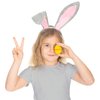 Funcredible Grey Bunny Ears - Bunny Ears Headband - Bunny Rabbit Cosplay Costume Accessories - Bendable Bunny Ears for Kids and Adult