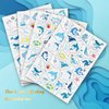Dolphin Glitter Temporary Tattoos for Kids, 4 Sheets Bronzing Fake Tattoos for Girls Boys, Cute Ocean Animal Body Arm Shoulder Tattoos Stickers Waterproof Tattoos, Party Favors Supplies Decor Gifts