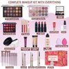All in One Makeup Kit for Women Full Kit, Makeup Gift Set for Women & Girls, Travel Makeup Set, Professional Makeup Kit Includes Eyeshadow Lipstick Brow Pencil Eyeliner Brush Set Etc