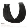 clip in Hair Extensions Natural Black Real Human Hair 16inch 30g 5pcs to add volume Remy Human Hair Extensions