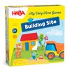 HABA My Very First Games Building Site - Cooperative Learning Kids Game, Toddler Learning Activities & Games for 2+ Year Olds, Games with Toy Trucks