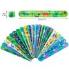 hexiaoxiao 48 Pcs Slap Bracelets for Kids Dinosaur Snap Bracelets Bulk Bracelet for Boys Party Supplies Favors Classroom Prizes Exchanging Gifts Christmas Easter Thanksgiving Holiday Gifts