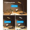 TROND Desk Lamp, Bright Dimmable Eye-Caring Table Lamp, 3 Color Modes 7 Brightness Levels, Flexible Gooseneck, Touch Control, Memory Function, Desk Light for Home Office Bedside Task Reading