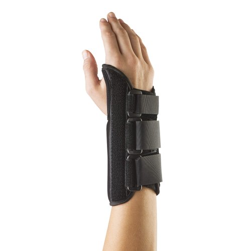 United Ortho 70225 PatientFORM 8" Left Wrist Brace, Medium, Black