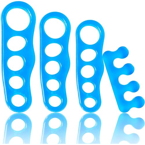 AmeriFEET CorrecToe 2022 | Toe Separator and Toe Straighteners for Men and Women | 3 in 1 for Correct Fit | Bunion Corrector & Hammer Toe Straightener Relief | Toe Spacers