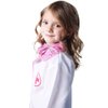 StoryBook Wishes Kids Doctor Coat & Face Mask for Kids Doctor Costume | Doctor Dress Up for Kids | Pink and White - Size 2-4