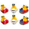 Transportation Rubber Duckies - 12 Pack. (2.5" x 2.5") Jeep Ducking Bath Toy. Pilot on The Plane, Captain in The Boat, Driver/Chauffeur in The Car. Party Favors