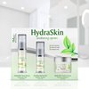 Deluvia HydraSkin Awakening System,Skin Care Set, Eye Gel, Facial Serum, Night Cream with Botanical Hyaluronic Acid, AHA, Vitamin C Serum, Organic Aloe Vera, Vitamin E and Essential Oils.