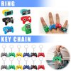 BANBALLON Video Game Party Favors Video Game Theme Keychain Stickers Chest Badge Bracelet Ring for Level Up Party Birthday Party Classroom Rewards Supplies (Multicolor)