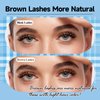 KevKev Lash Cluster Kit 300pcs Brown Lash Extension Kit Eyelash Clusters Kit Brown Lash Extensions D Curl Wispy Lash Clusters with Lash Bond and Seal Lash Remover Eyelash Tweezer(20D+40D+50D,10-18mm)