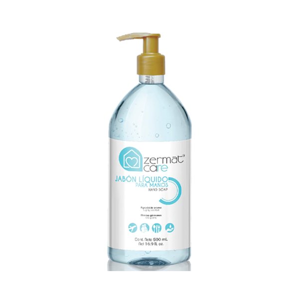 Zermat Home Care, Liquid Hand Soap, Disinfectant and Moisturizing, Helps Eliminate Bacteria, 16.9 Fl. Oz
