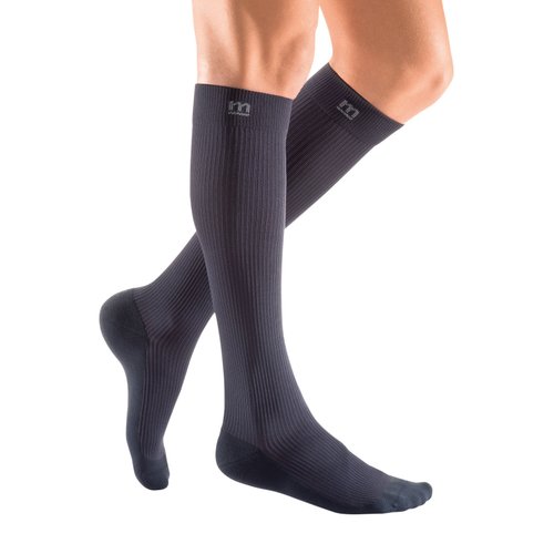 mediven active for men & women, 20-30 mmHg, Calf High Compression Stockings, Closed Toe (Grey, III-Tall)