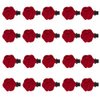 Rose Hair Clip for Women Girls, 20 Pcs Mini Red Flower Hair Barrettes Headpiece Hair Vintage Hair Pins for Bridal Wedding Valentine Mother's Day Halloween Birthday Party Gift