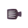 TELETIES - Small Flat Square Hair Clip - Fall Collection - Hair Claw Clips for Women - Strong Grip, Bendable Teeth, Curved Design - For All Hair Types and Textures - Burgundy Bliss