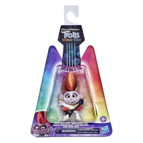 DREAMWORKS TROLLS World Tour Grand Finale Barb, Collectible Doll with Guitar Accessory, Toy Figure Inspired by The Movie, Kids 4 and Up