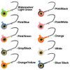 Crappie-Jig-Heads-Kit-with-Underspin-Jig-Head-Spinner-Blade, Crappie Lures and Jigs for Crappie Fishing Jigs - 30 & 50 Pack, 1/8, 1/16, 1/32 oz