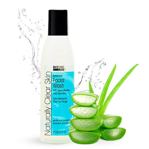 Naturally Clear Skin Botanical Facial Cleanser - Ultra Gentle Face Wash for Improved Complexion, ...
