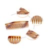 4 PCS Plastic Hair Comb Hair Clip Clamp Side Hair Comb Women Men Girls Bridal Wedding Veil Comb for Fine Hair Hair Accessory (5.1 inches 23 teeth)
