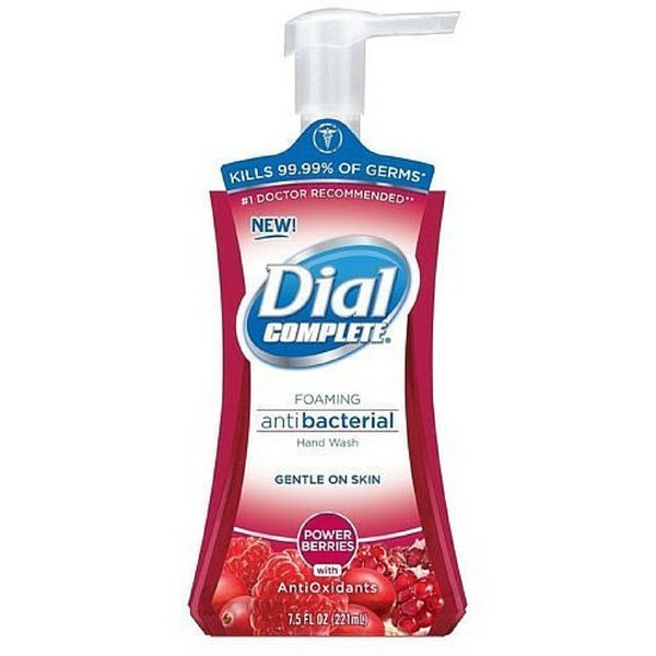 Dial Complete Foaming Hand Wash Antioxidant, Power Berries 7.5 oz (Pack of 3)