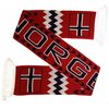 Norge Norway Soccer Knit Scarf
