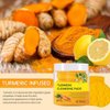 Turmeric Cleansing Pads for Face, Turmeric Exfoliating Face Scrub Pads with Vitamin C, Turmeric Pads Help Balance Skin Oil And Water, Turmeric Face Scrub Pads Suitable for All Skin Types 50 Pcs (M)