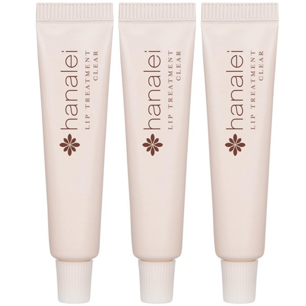 Cruelty-Free and Paraben-Free Lip Treatment to Soothe Dry Lips by Hanalei – Made with Kukui Oil, Shea Butter, Grapeseed Oil – Made in USA – Clear Travel-Size 3 Pack (5ml/5g/0.17oz x 3 tubes)