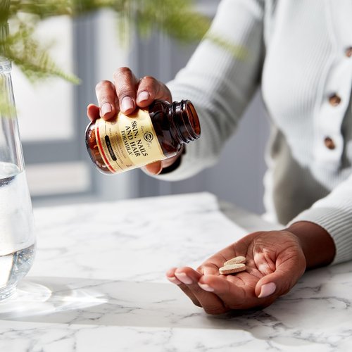 Solgar Skin, Nails & Hair - 60 Tablets - Advanced MSM Formula - Non GMO, Vegan, Gluten & Dairy Free - 30 Servings