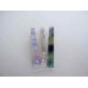 Generic Set of 3 slim multi-color purple pink green blue alligator hair clips